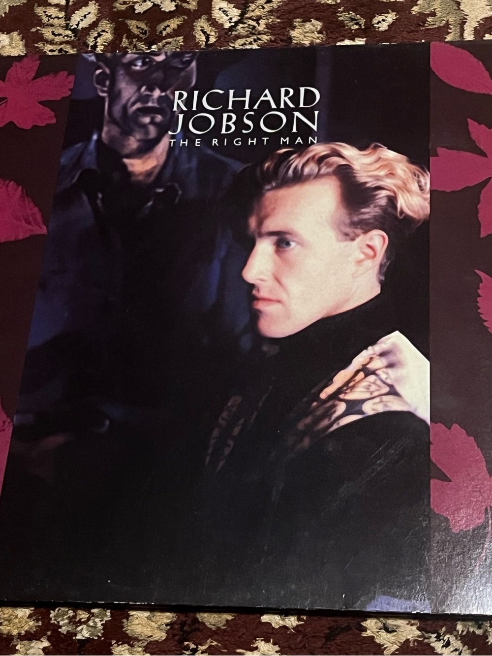 2 LPs-RICHARD JOBSON-The Right Man-1985-les disques du Crepuscule-Spoken word